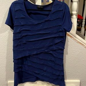 Top, Large, Navy Blue